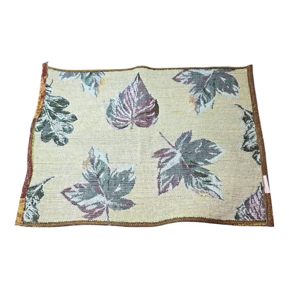 2 Woven Tapestry Autumn Leaves Runners 36